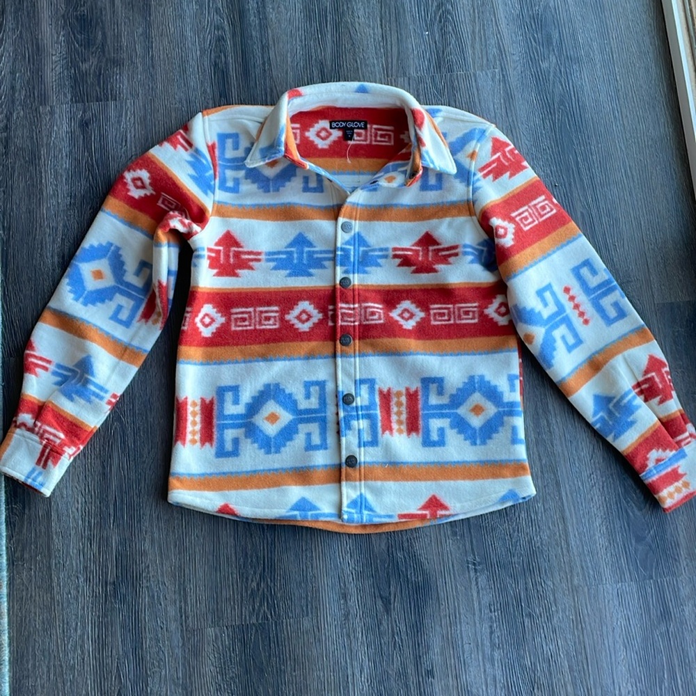 NWT Body Glove Aztec Shirt Jacket